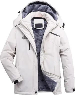 Women Rain Jackets Long Sleeve Zip Up Plus Size Waterproof Weighted Hooded Jackets Raincoat Thicken Fleece Windbreaker