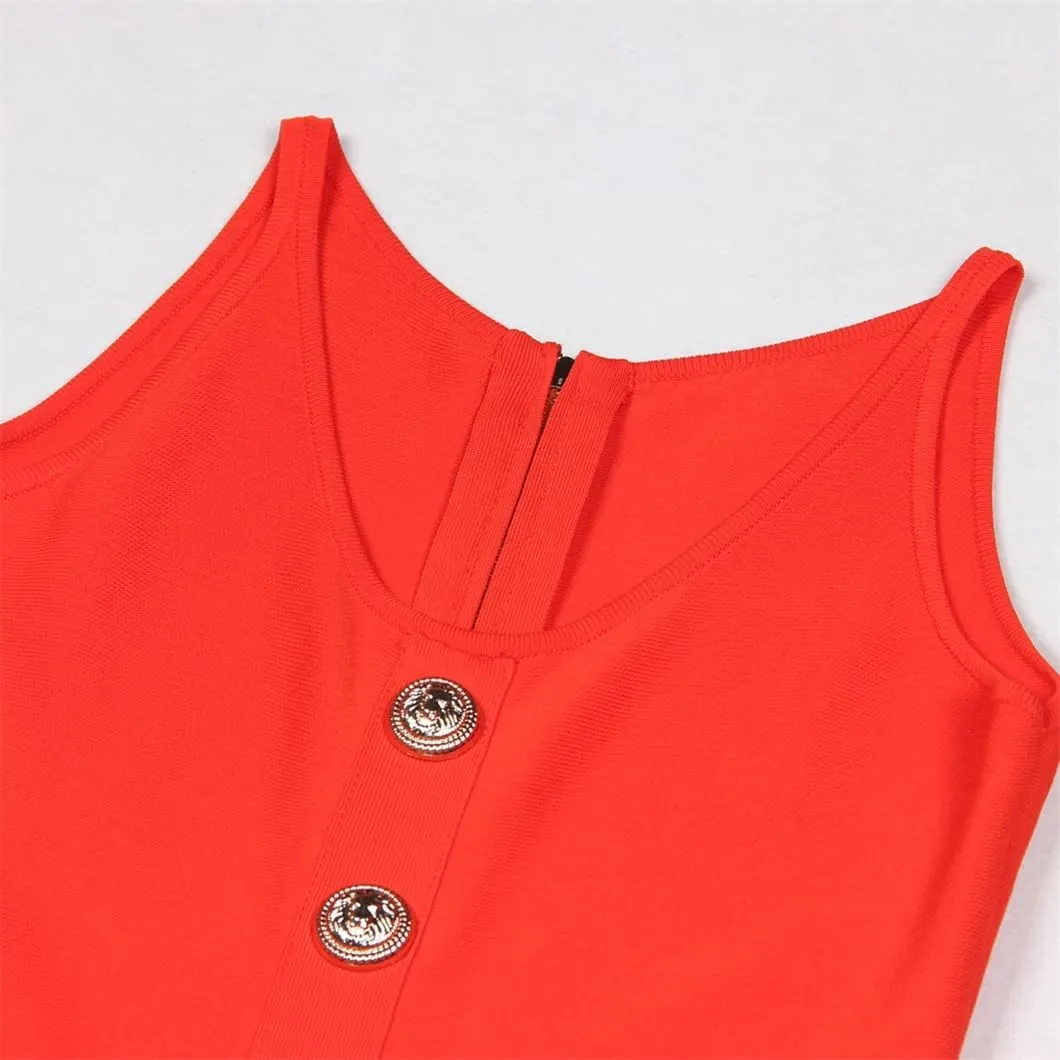 Women Sleeveless Camisoles Dress Short Knitted Skirt V-Neck Mini Wedding Party Dresses