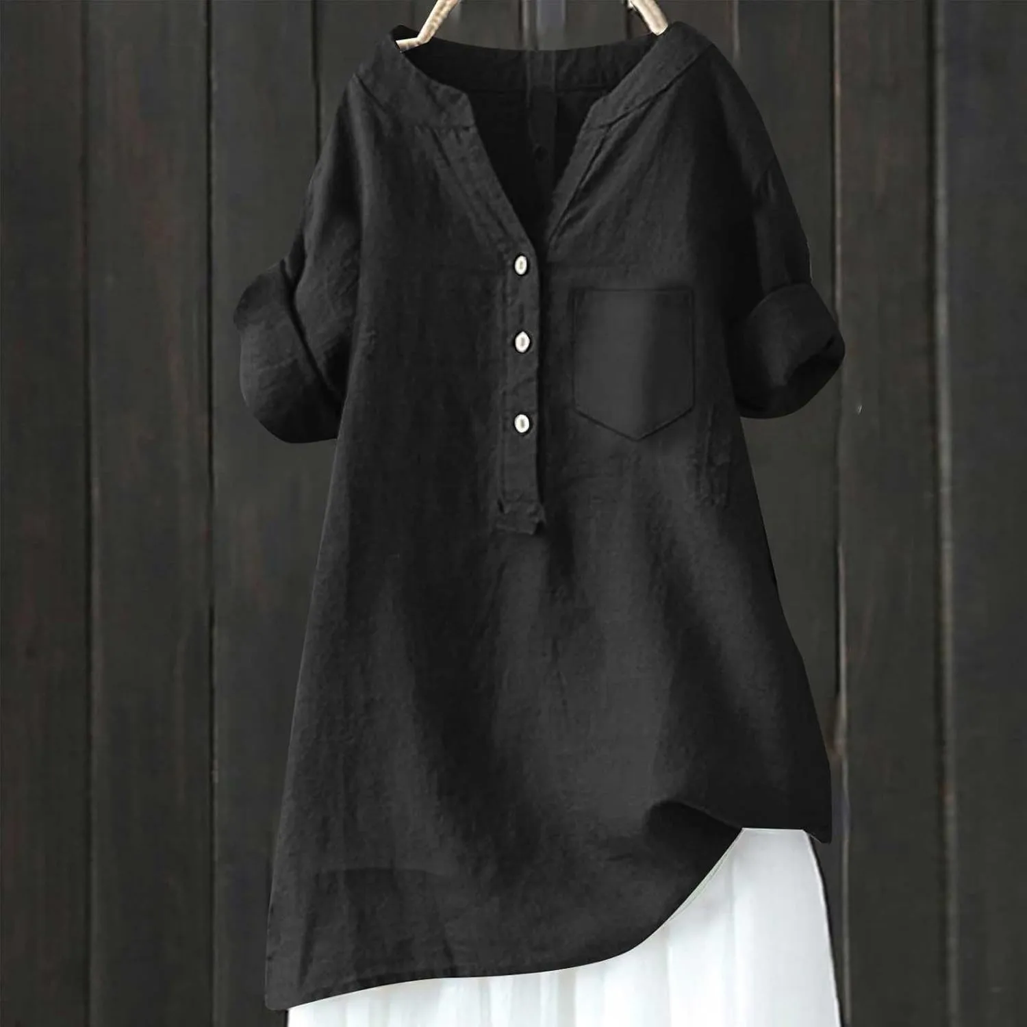 Womens Boho Linen Short Sleeve T Shirts Summer 2024 Fashion Casual Oversized Tunics Round Neck Loose Tshirts