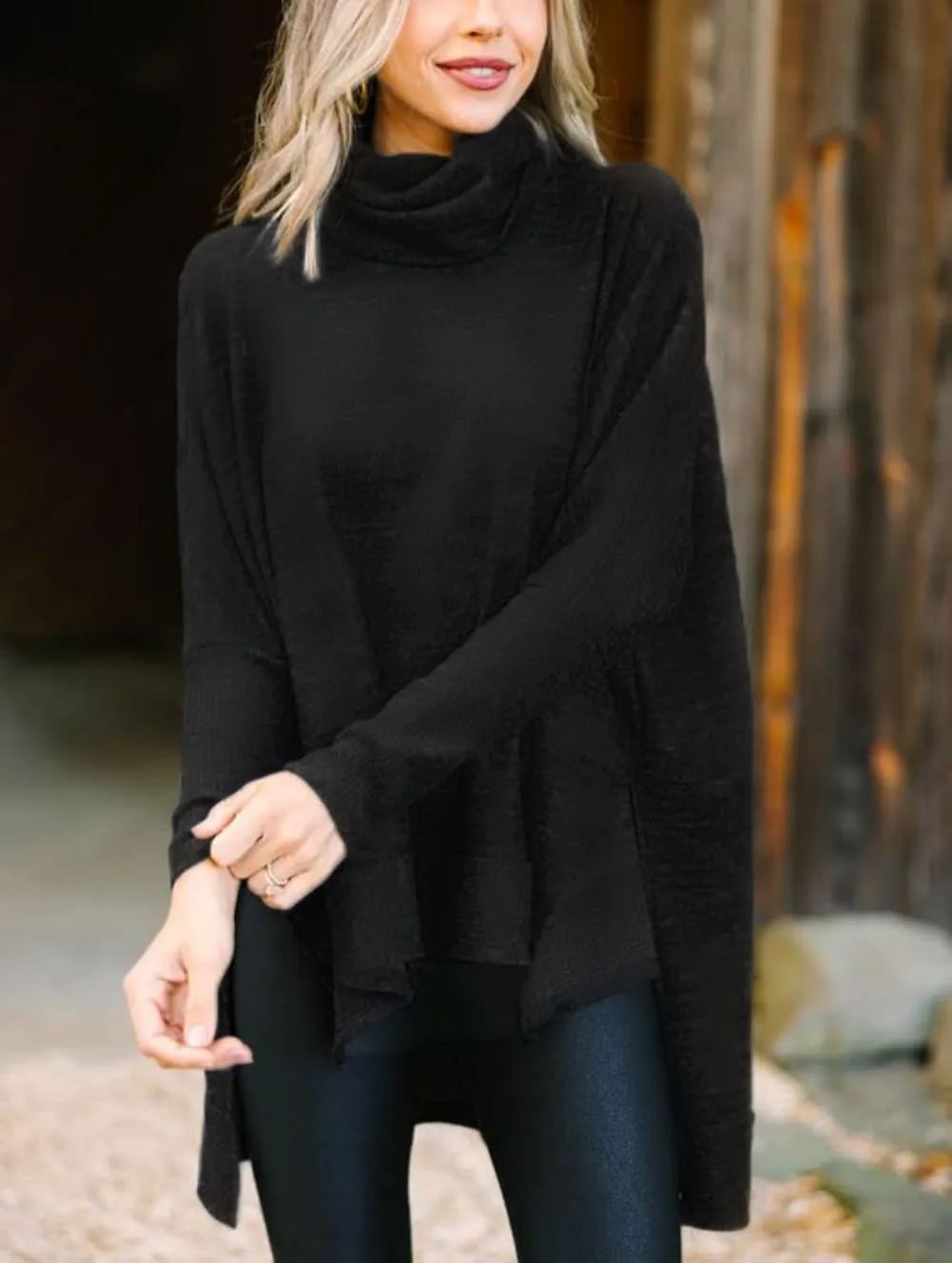 Womens Casual V-Neck Solid Color Long Sleeves with Pocket Sweatshirt Tunics Blouse Tops