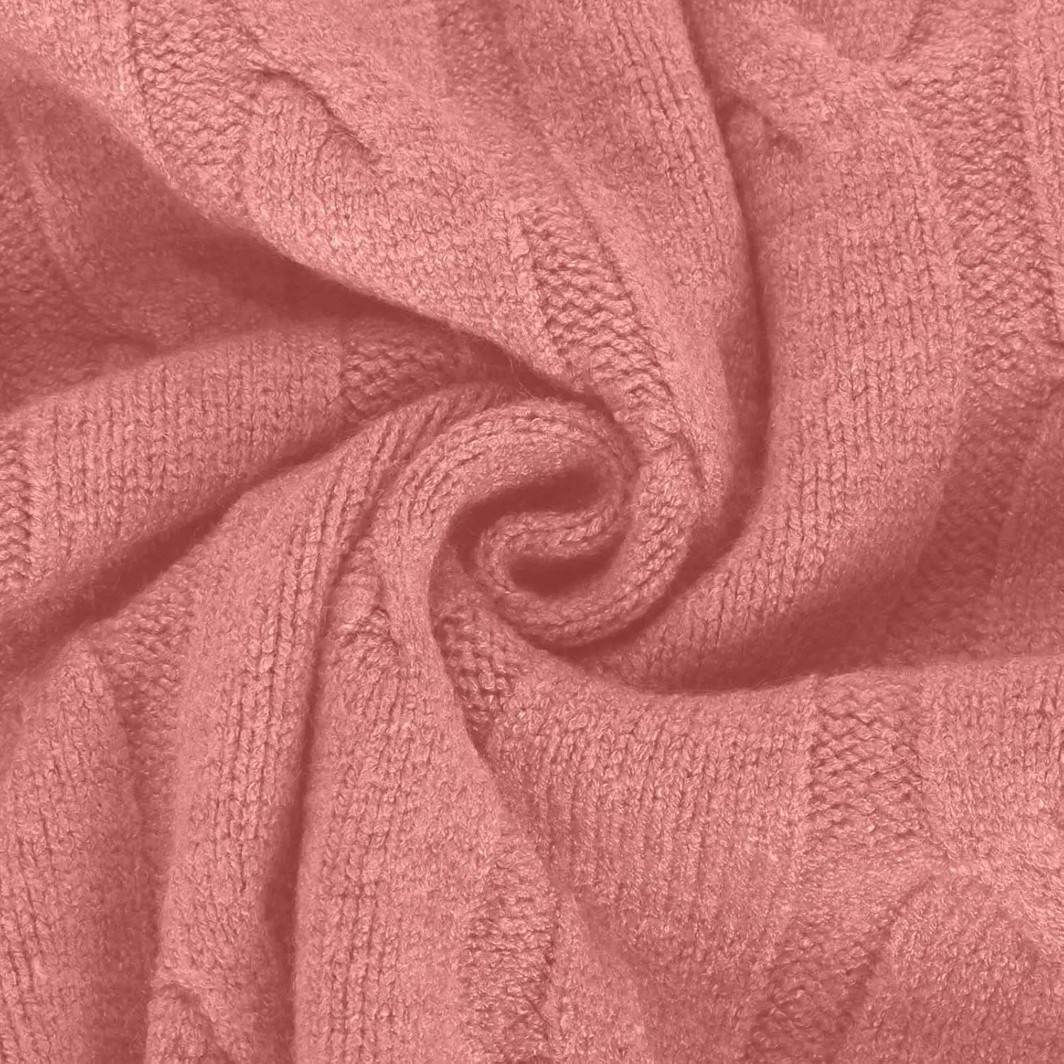 Womens Chunky Cable Knit Pullover Sweaters Trendy Crewneck Jumper Tops 2024 Fall Sweater Casual Slim Fit Knitwear