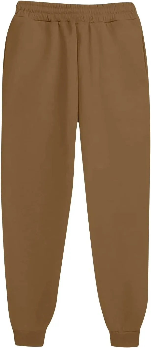 Women's Cinch Bottom Sweatpants High Waisted Athletic Joggers for Ladies Teen Girls Drawstring Joggers Lounge Pants