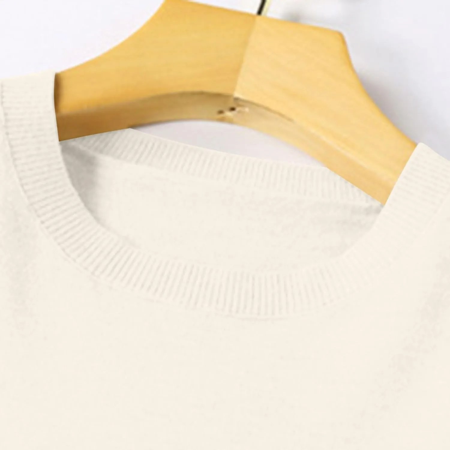 Womens Knit Soft Sweater Casual Basic Crewneck Pullover Loose Comfy Long Sleeve Tops Lightweight Lounge Shirts
