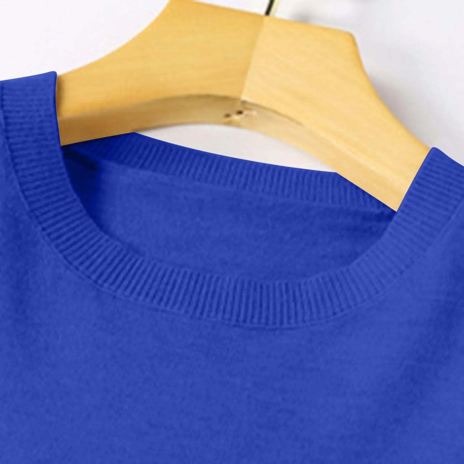 Womens Knit Soft Sweater Casual Basic Crewneck Pullover Loose Comfy Long Sleeve Tops Lightweight Lounge Shirts