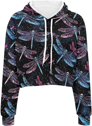 Womens Long Sleeve Crop Tops Lightweight Hoodie Pullover Blouses Drawstring Sweatshirts Casual Shirts Tunics