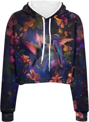 Womens Long Sleeve Crop Tops Lightweight Hoodie Pullover Blouses Drawstring Sweatshirts Casual Shirts Tunics