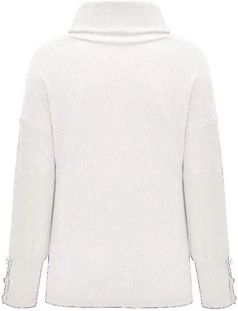 Womens Oversized Turtleneck Knitted Sweater Chunky Warm Cowl Neck Long Sleeve Winter Pullover Trendy Loose Tunic Tops