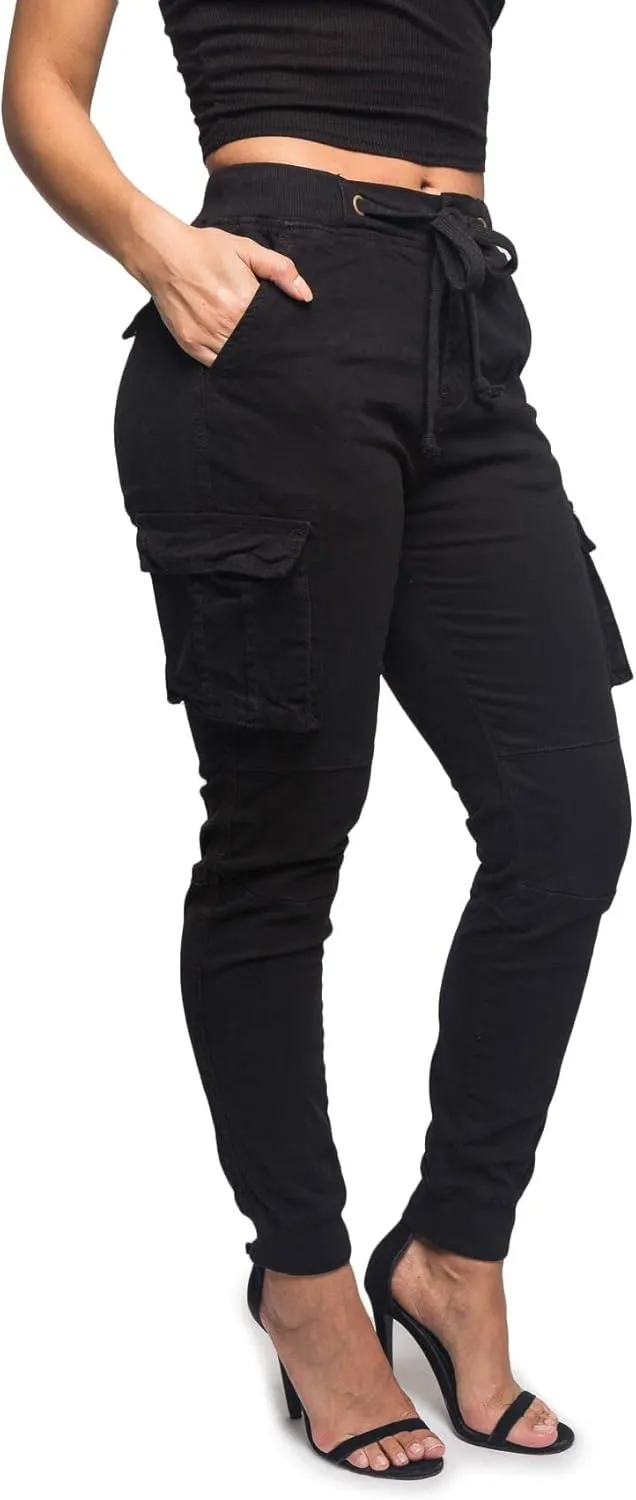Women's Ripped Knee Skinny Fit Denim Bottoms