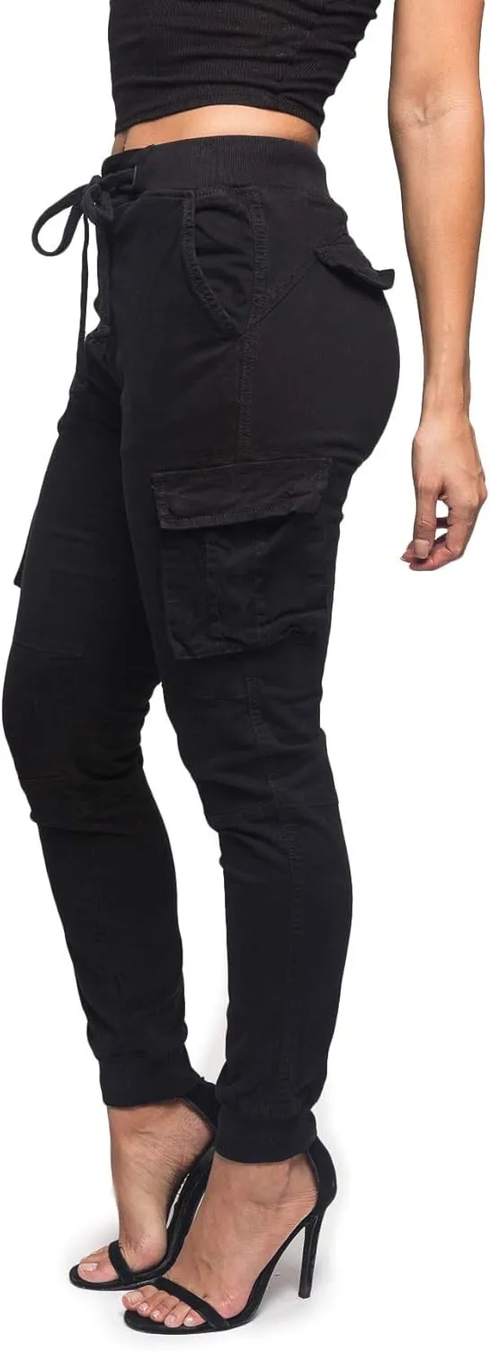 Women's Ripped Knee Skinny Fit Denim Bottoms