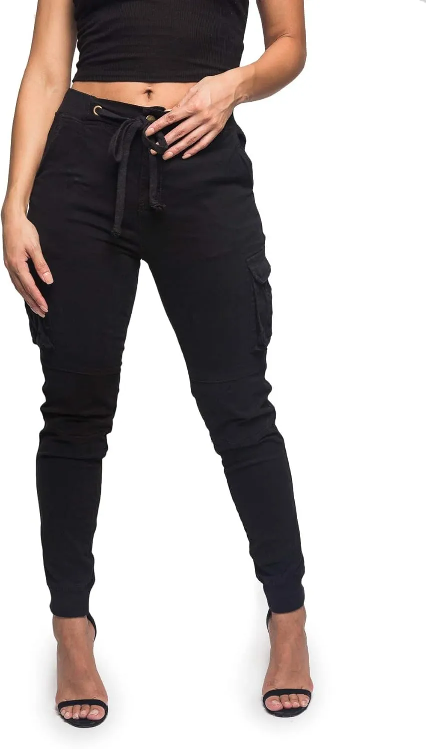 Women's Ripped Knee Skinny Fit Denim Bottoms