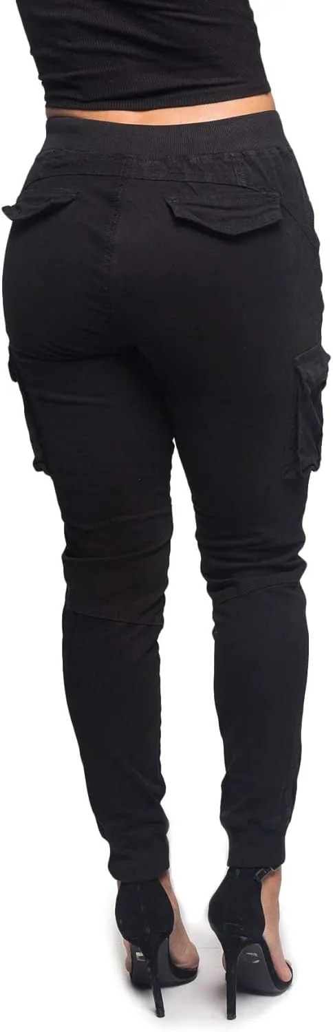 Women's Ripped Knee Skinny Fit Denim Bottoms