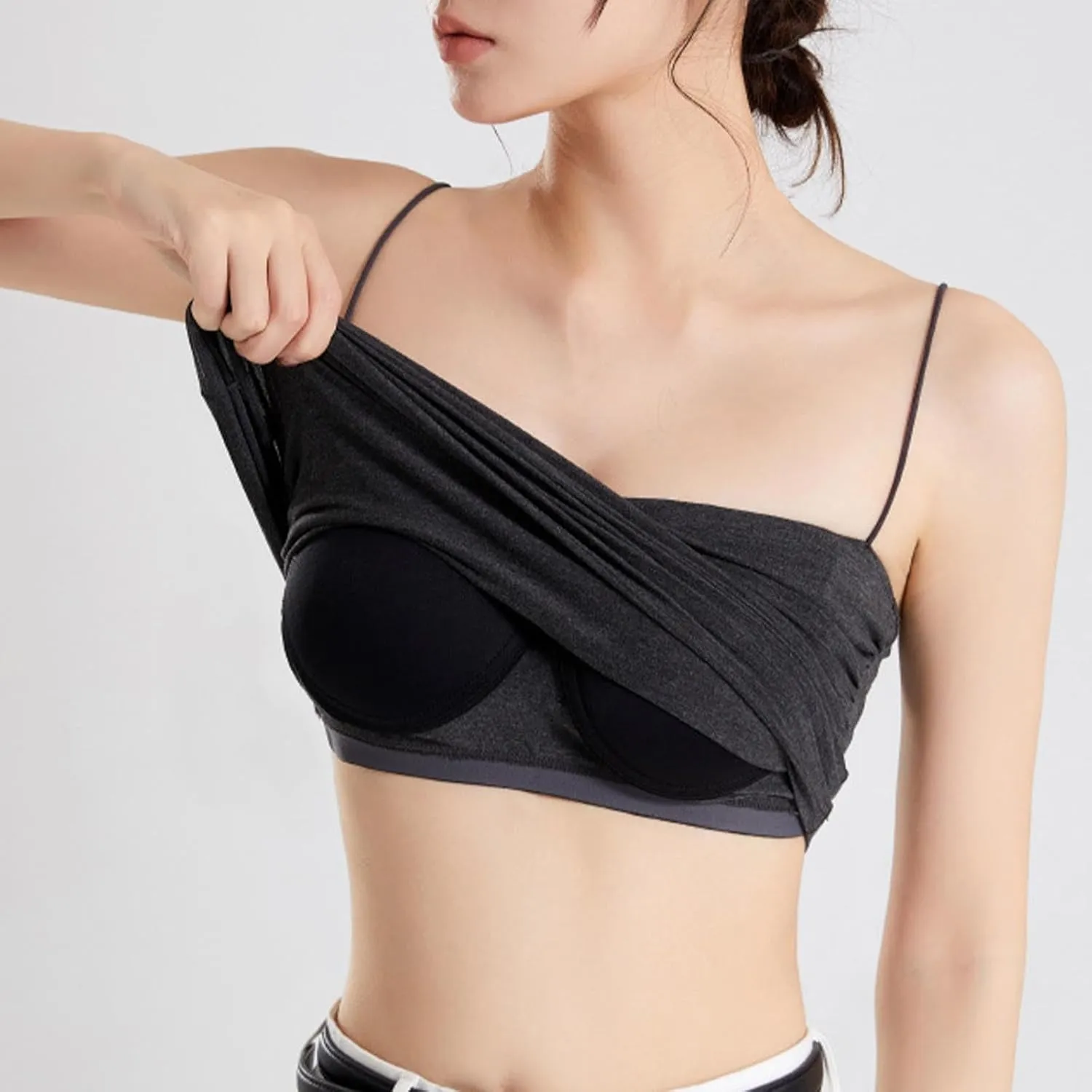 Women's Sexy Camisole Spatele Strap Basic Tank Tops Lightweight Yoga Sports Tanks Undershirts 2025 Summer