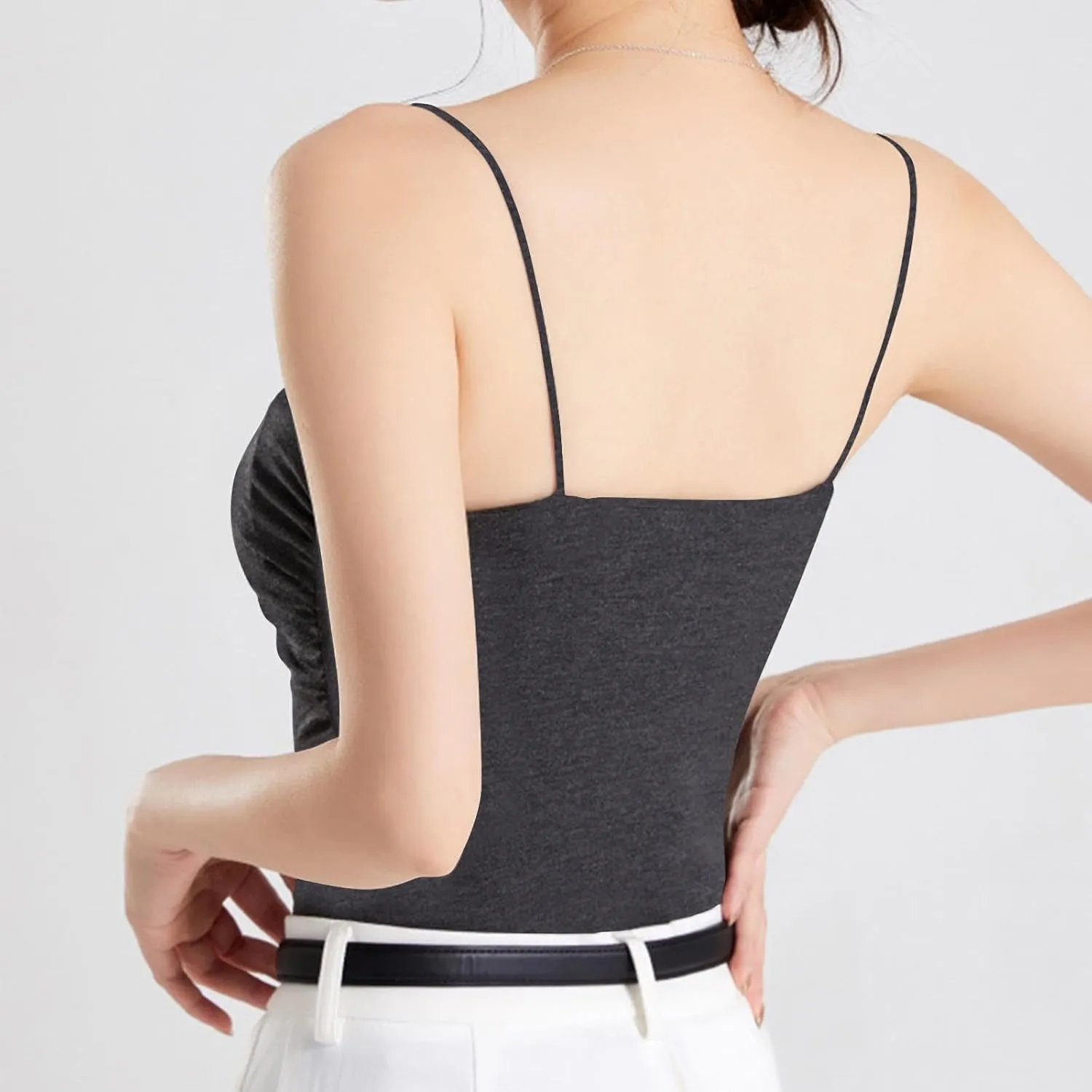 Women's Sexy Camisole Spatele Strap Basic Tank Tops Lightweight Yoga Sports Tanks Undershirts 2025 Summer