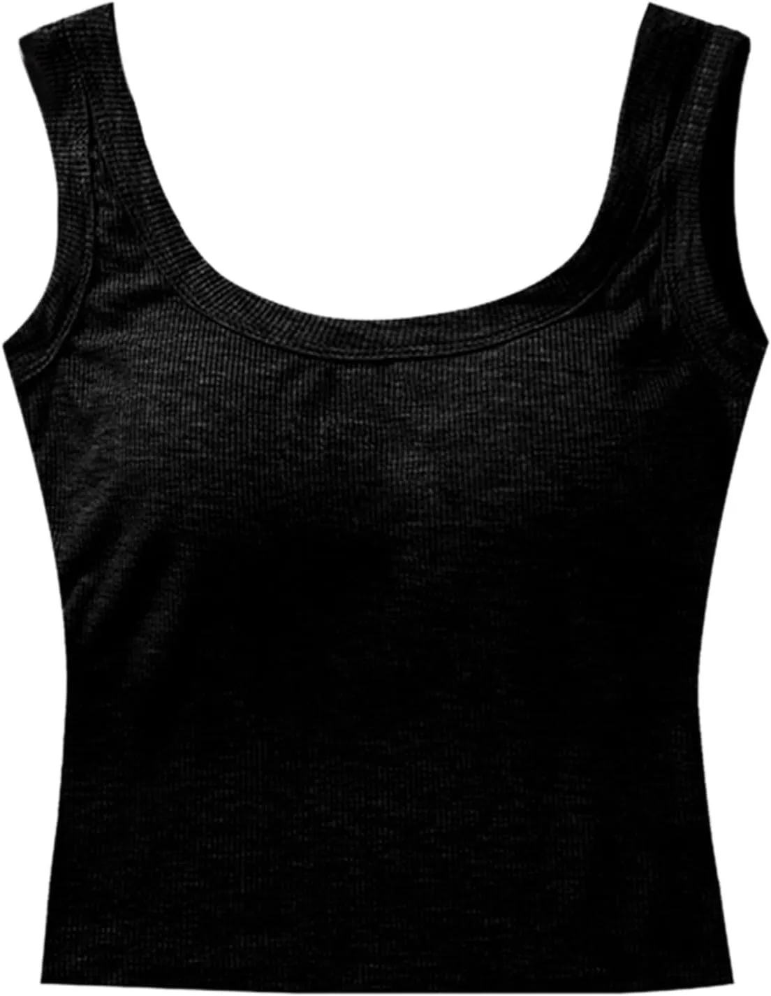 Women's Sports Camisoles Built-in Bra Yoga Tops with Spaghetti Straps & Padded Support Sleeveless Workout Tanks