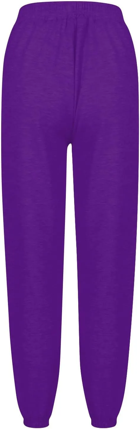 Womens Sweatpants with Pockets with Pockets Elastic High Waisted Loose Pants Drawstring Soft Straight Leg Pants
