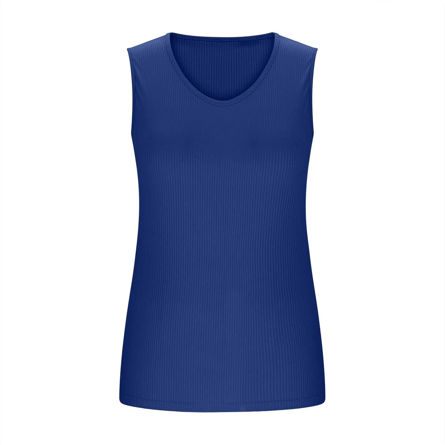 Women's Tops with Built in Bras V Neck Lightweight Workout Tank Tops Casual Basic Crop Undershirts Summer Tanks